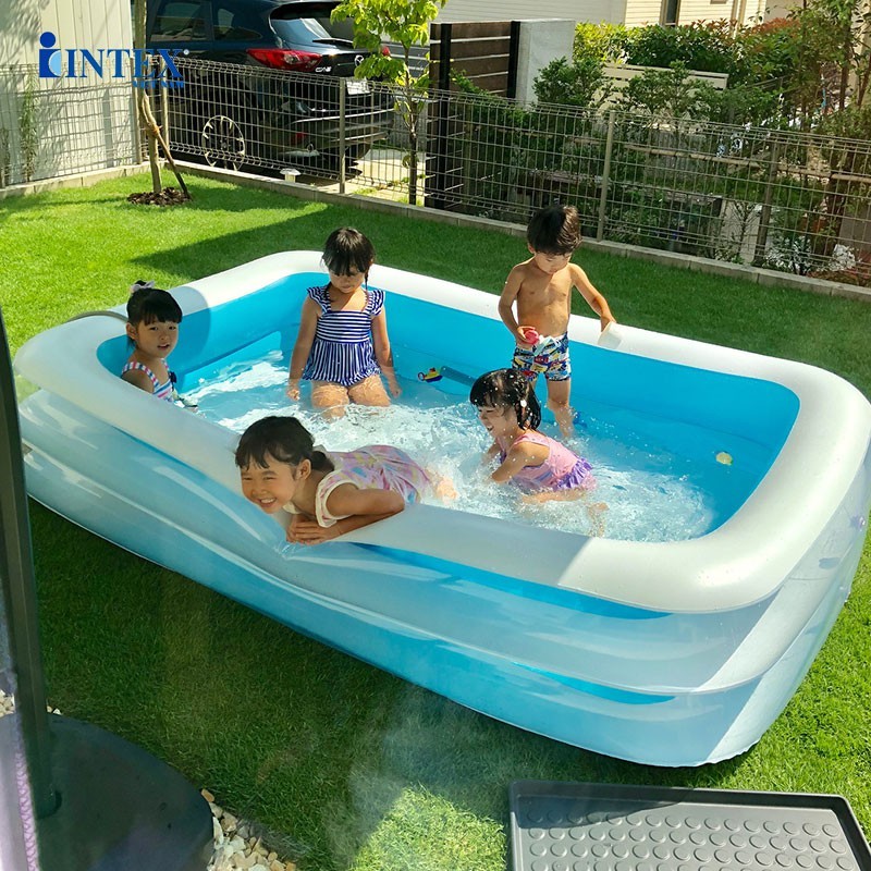 INTEX 56483 Kolam Renang Anak INTEX SWIM CENTER POOL JUMBO TRANSPARENT