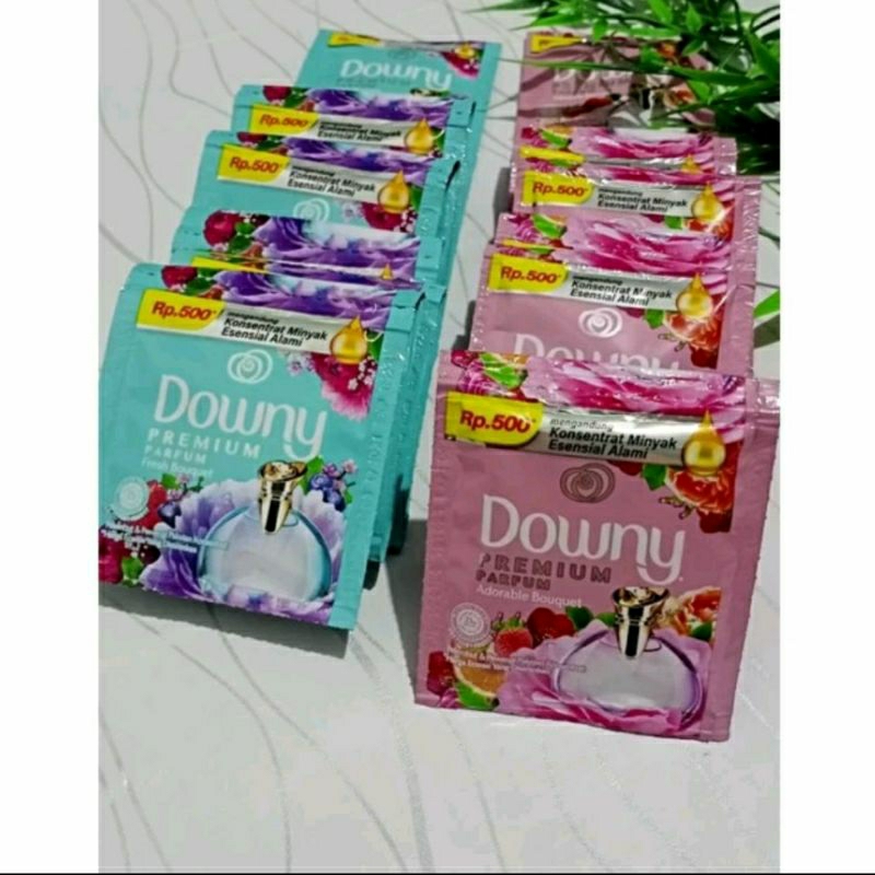 Pewangi Pakaian DOWNY Premium Parfum Sachet (1 Renteng isi 12 Sachet)
