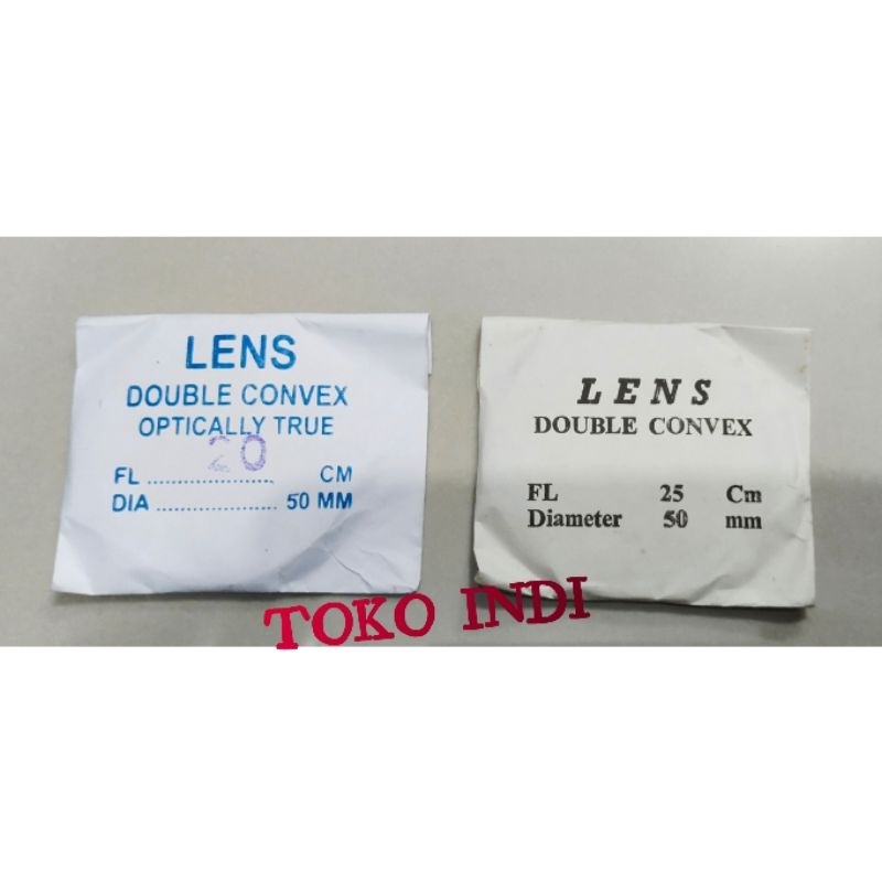 Lensa Double Convex/Lensa Cembung