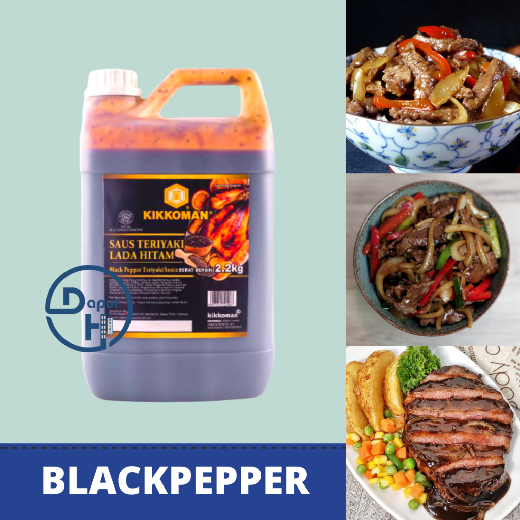 

KIKKOMAN Blackpepper Sauce 2,2 Kg Halal / Lada Hitam//