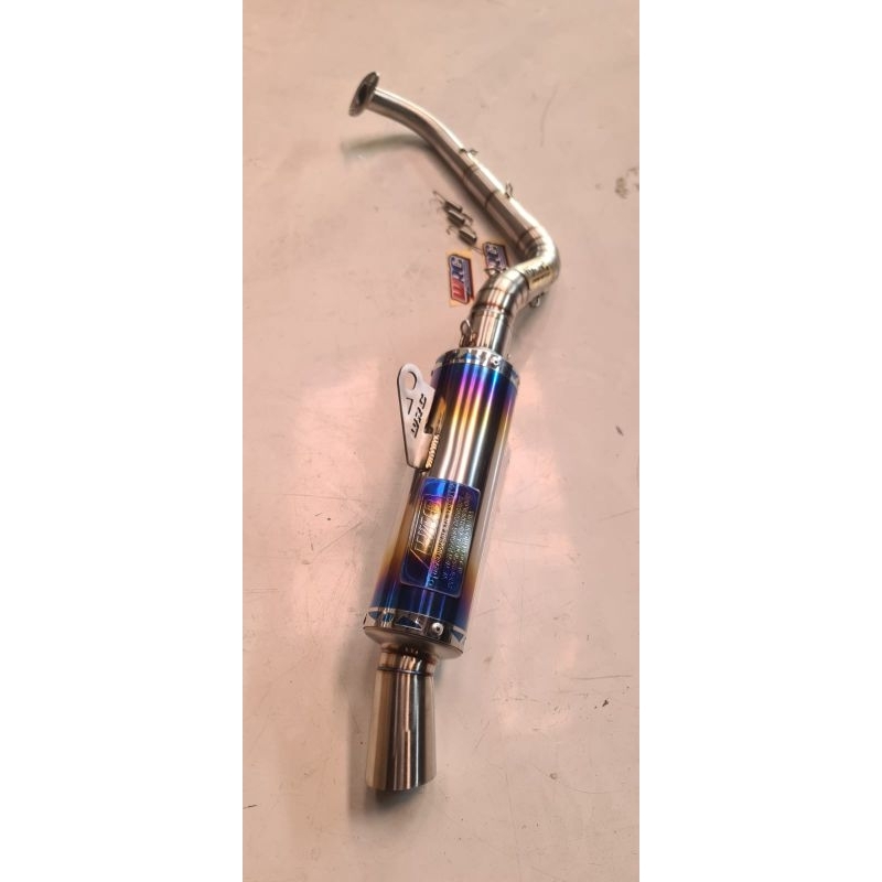 KNALPOT AEROX WR8 RAINBOW (ORIGINAL WRC)/HEADER SANBLAST/HEADER STAIINLLES