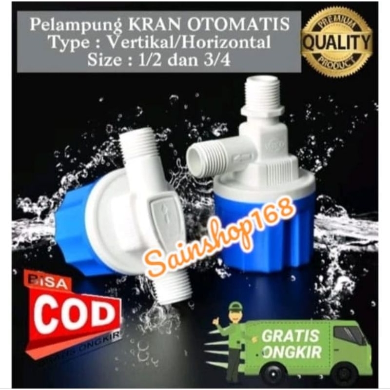 Pelampung keran otomatis 1/2" / pelampung kran air otomatis tanpa listrik