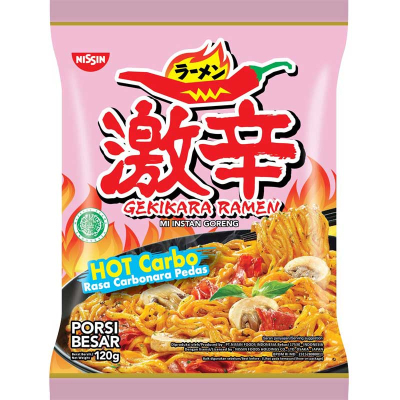 

GEKIKARA RAMEN Mi Instan Goreng Carbonara Pedas 120 g