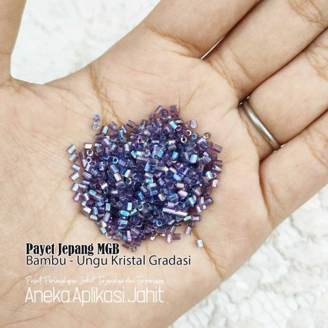 50 GRAM PAYET JEPANG MGB BAMBU PASIR 539 UNGU KRISTAL PELANGI