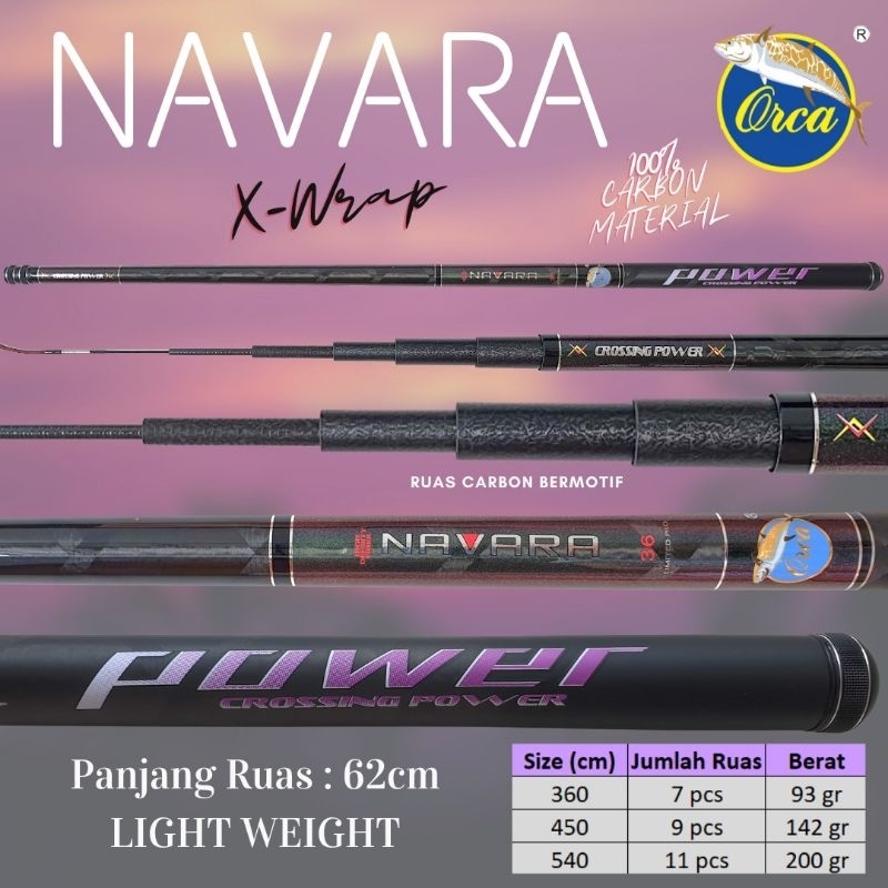 TEGEK ORCA NAVARA 360/450/540 CARBON