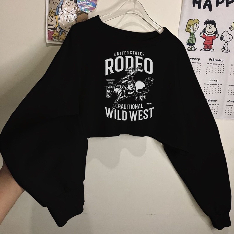 Sweater Crop ROD WILD WEST Babyterry