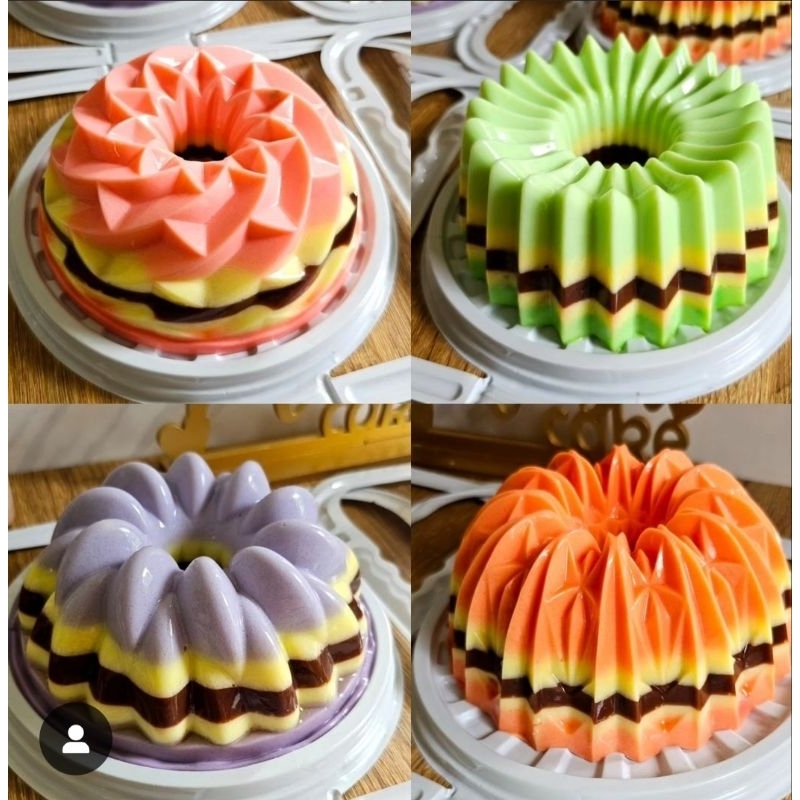 CETAKAN PUDING UNIK RUBY SAPHIR ONIX JAMRUD 15 CM