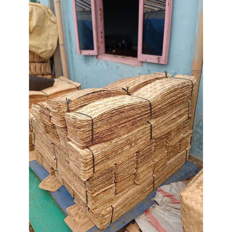 Sirip Walet 20X100 Besek Walet Besek Lembaran Anyaman Pelapis Sarang Walet Besek Sirip