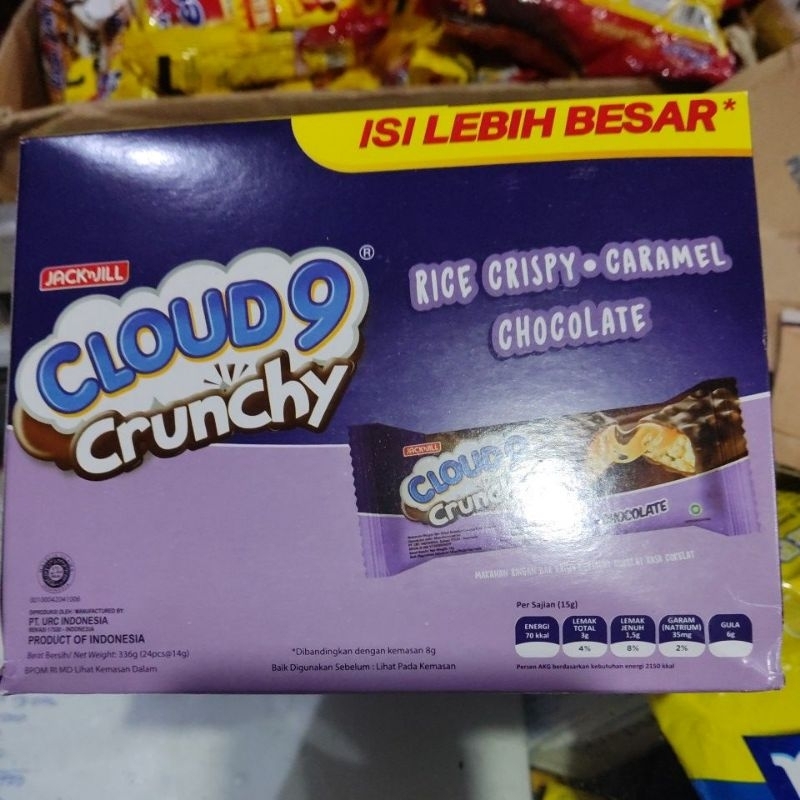 

Cloud9 crunchy per box isi 24 pcs