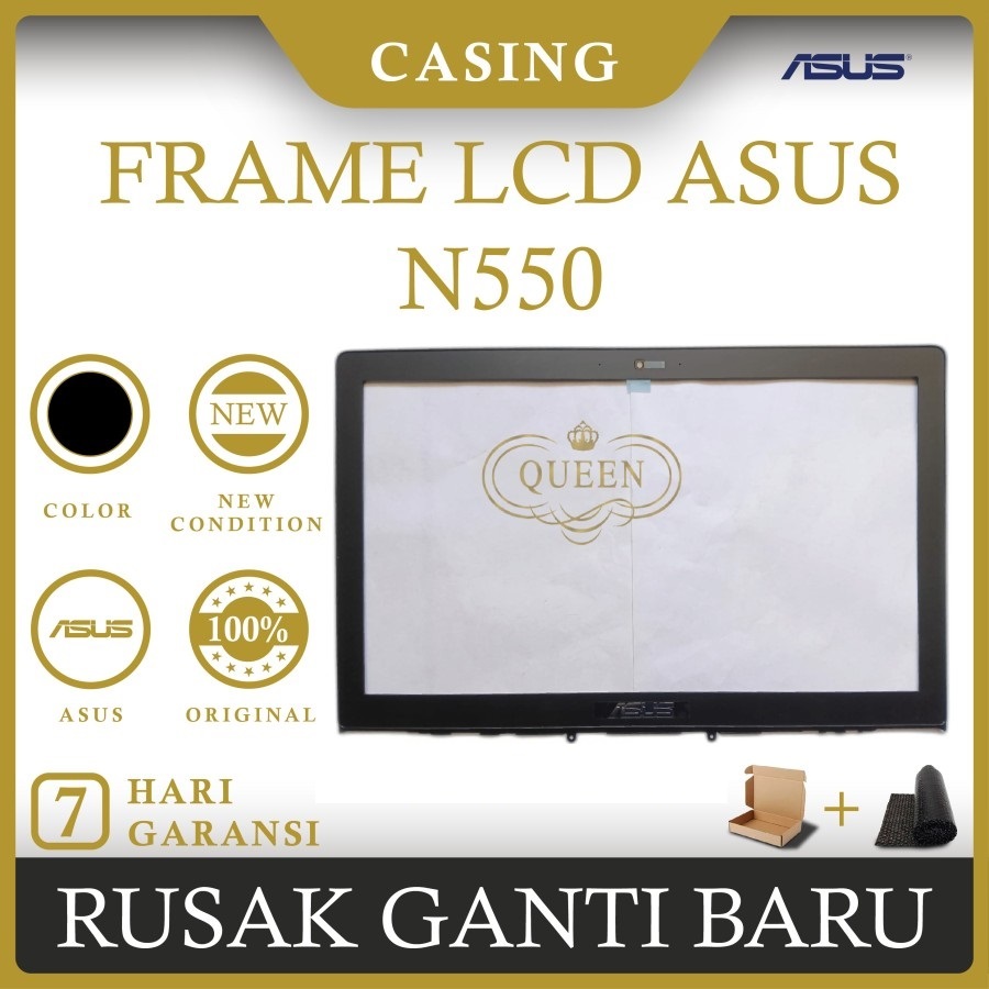 LCD FRONT BEZEL LAPTOP ASUS N550 N550JV ORIGINAL