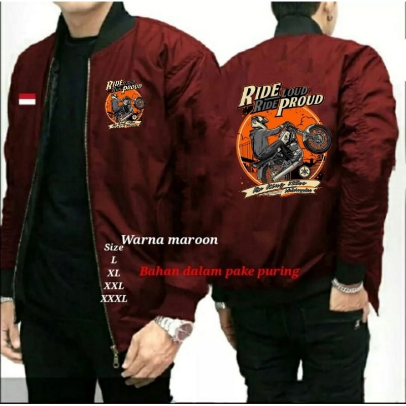 jaket bomber rxking/jaket parasut/sweater hodie rxking.crewneck.krunek rx king.bomber nmax.bomber RX