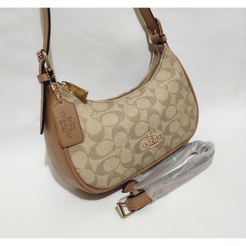 PLUS BOX.. Tas Wanita Hobo Cleo Bailey Canvas Signature