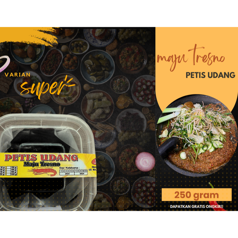

petis udang gresik SUPER 250gram/petis rujak cingur surabaya
