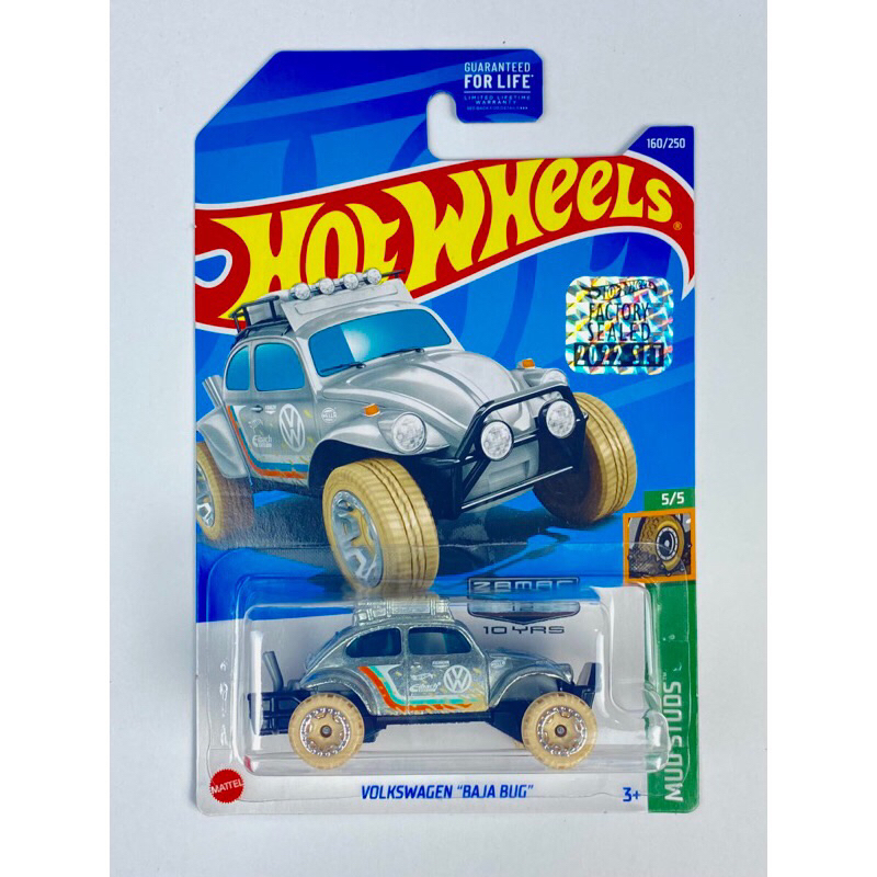 HOT WHEELS ZAMAC VOLKSWAGEN “BAJA BUG” / VW KODOK FREE PROTECTOR CARD