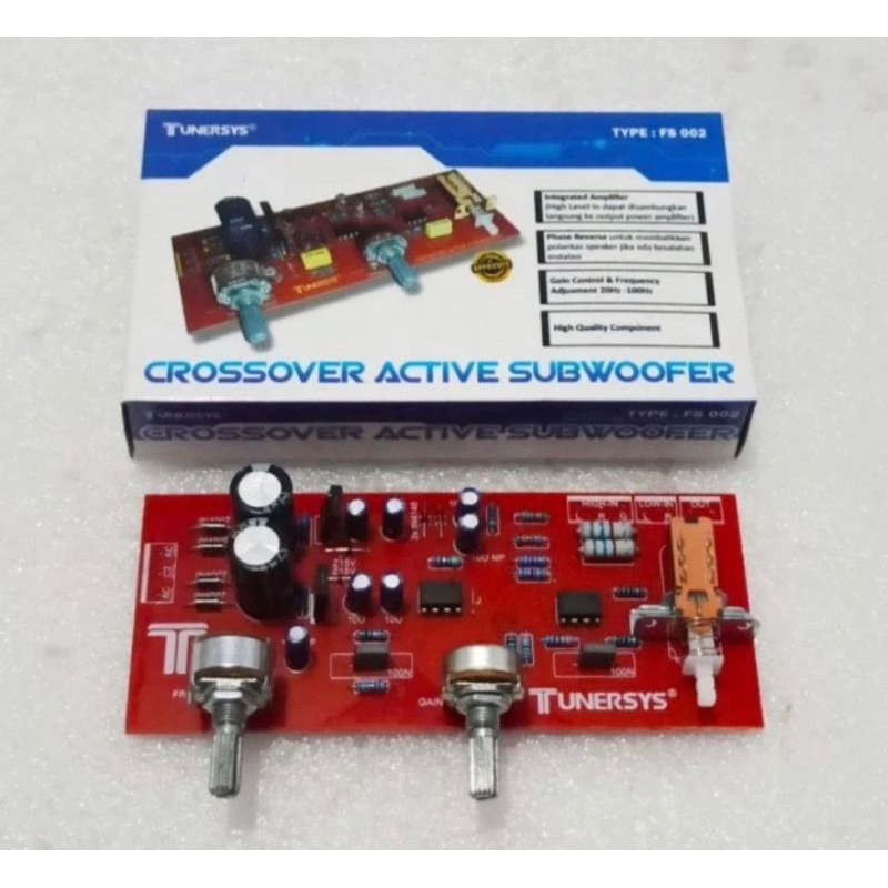 Kit Crossover Active Subwoofer FS002 Tunersys 2 potensio