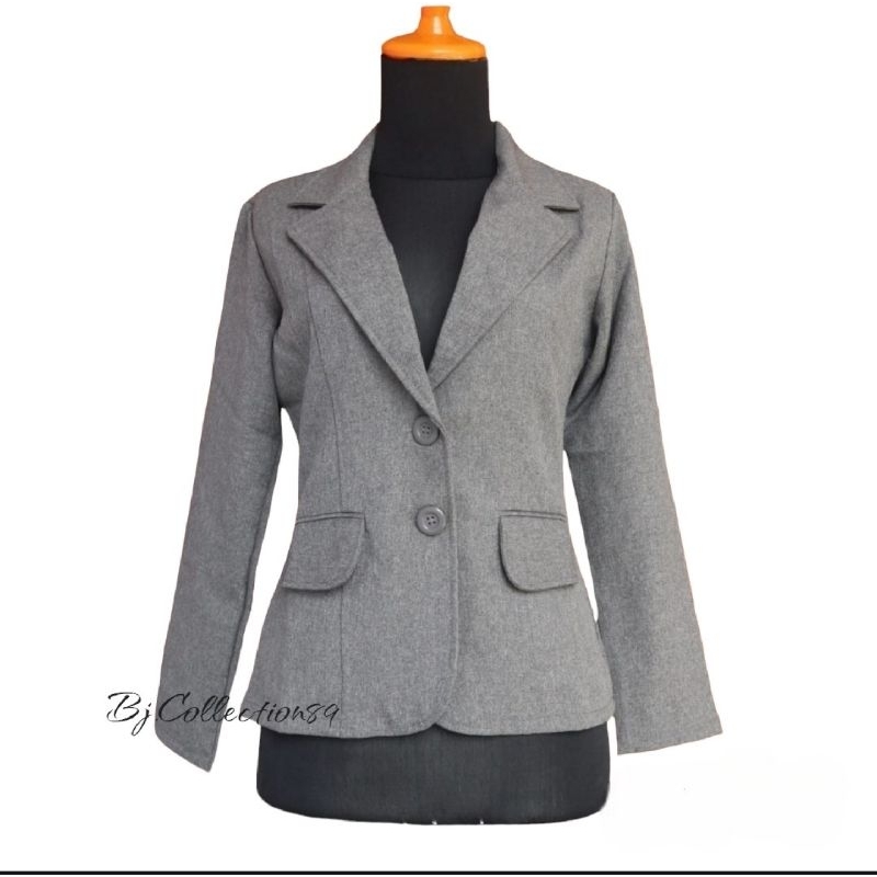 Blazer Kerja Wanita Kantor  - Jas Blezer Wanita Jumbo
