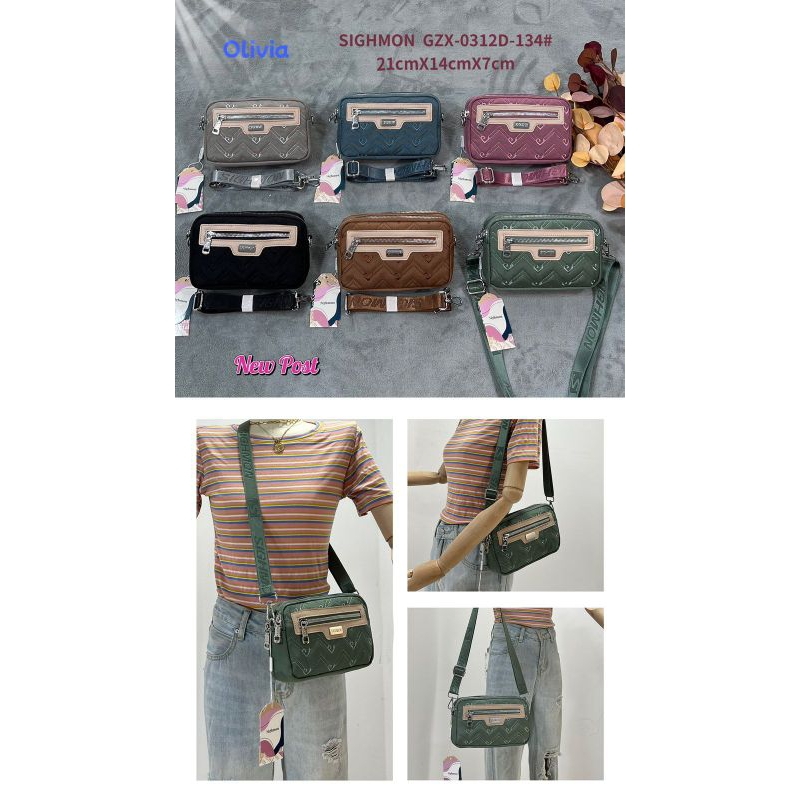 TAS SELEMPANG WANITA MINI SIGHMON 0312 "OLIVIA"