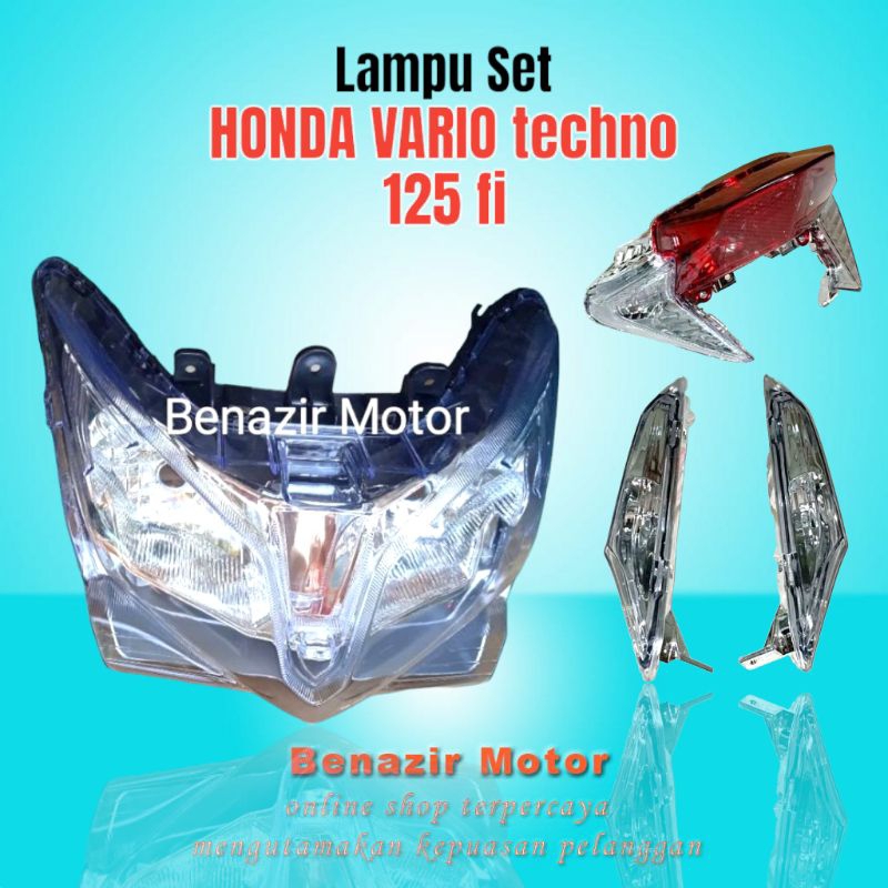 Lampu Depan Honda Vario Techno 125 Fi 2013-2015 satu set