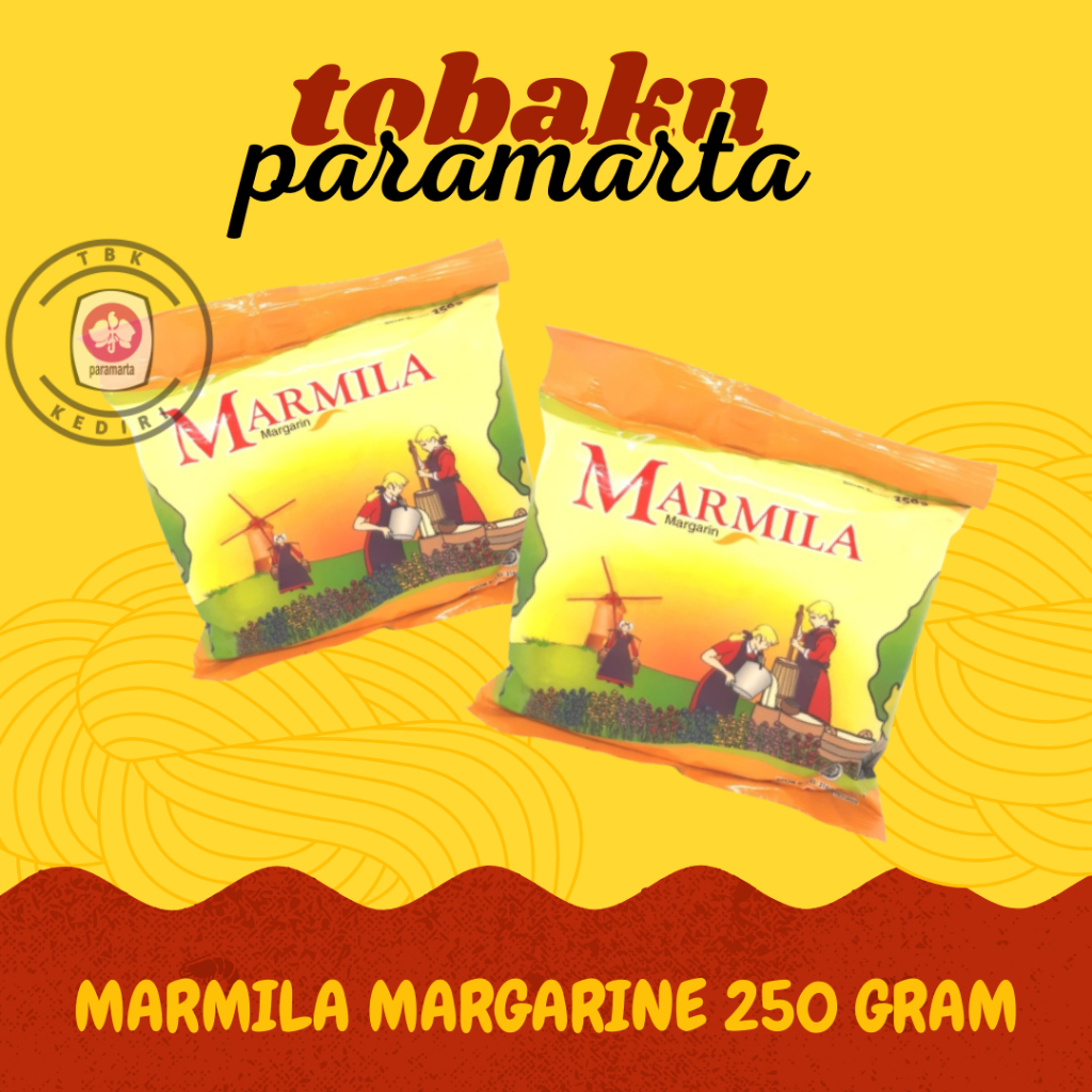 

MENTEGA MARGARIN MARMILA MARGARINE SERBAGUNA 250 GRAM / MENTEGA MARGARIN MURAH