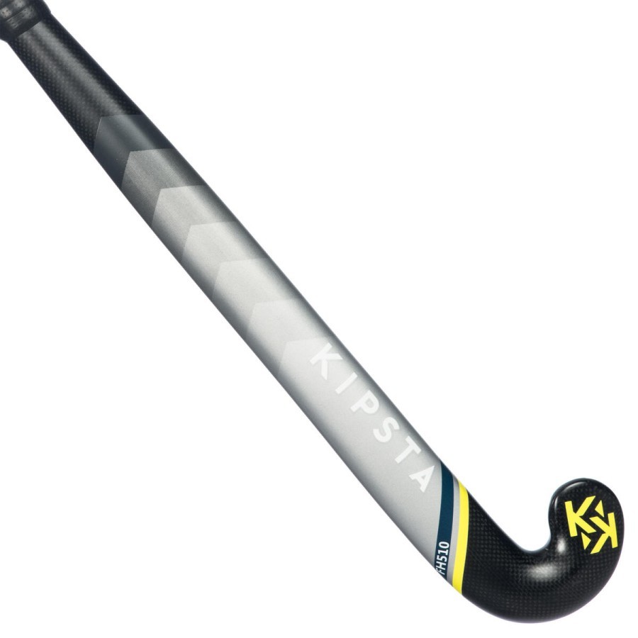 Stick Hockey Dewasa Field Hockey 50% Carbon Low Bow Stick FH510 Yellow