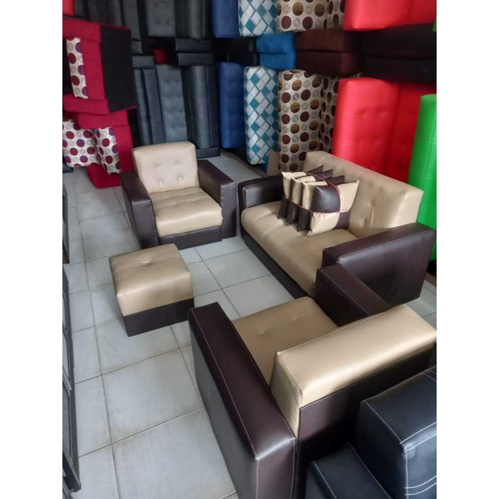 READY SOFA KULIT SET TERLARIS