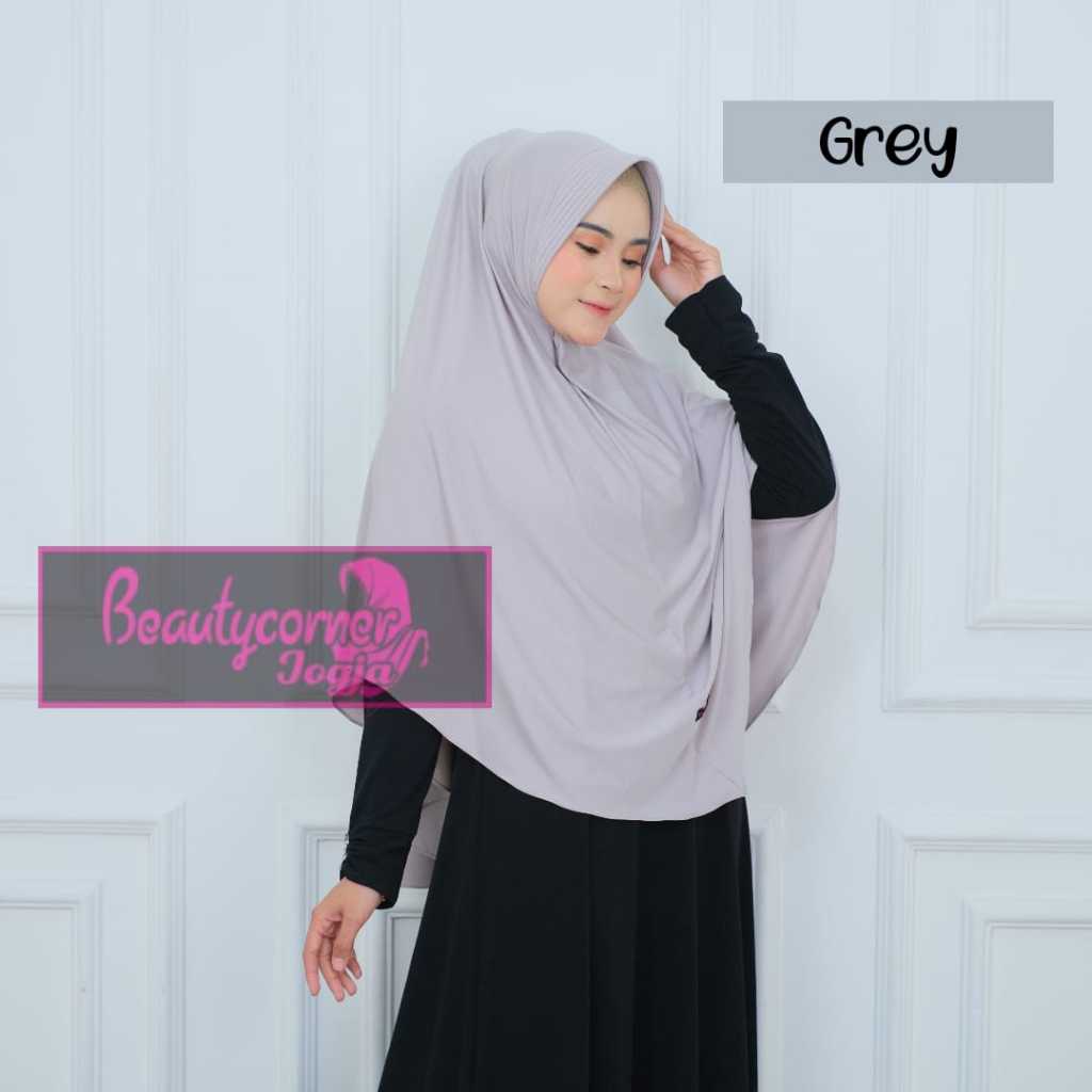 Jilbab Pet Bergo Jersey Premium Jumbo XL/ Hijab Bergo Syari Jumbo XL Bahan Jersey Spandex | Jilbab I