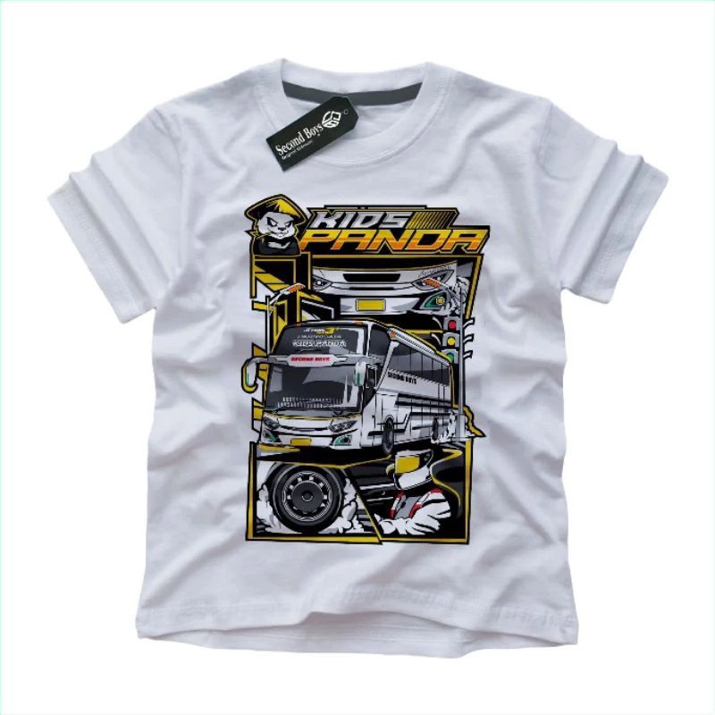 Kaos anak bus kids panda viral