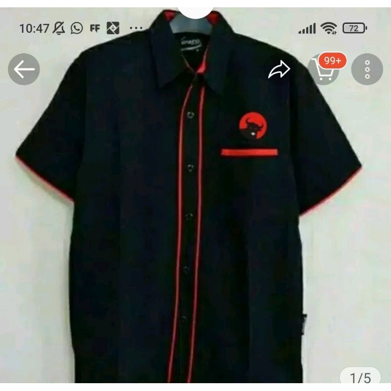 KEMEJA PDI PERJUANGAN/KEMEJA PDI/KEMEJA PARTAI PDI