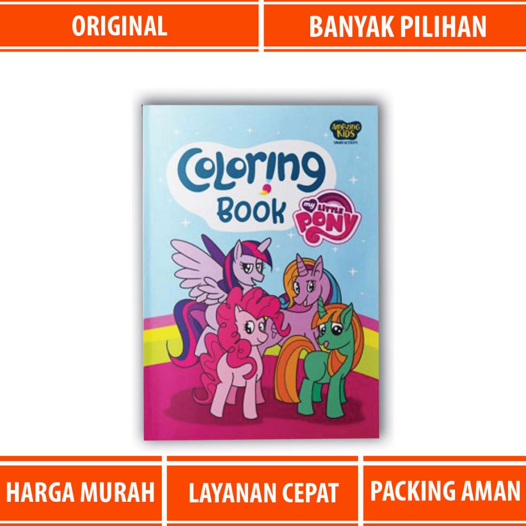 BUKU MEWARNAI MY LITTLE PONY