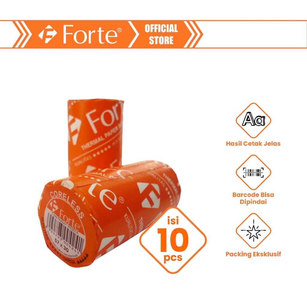 

THERMAL FORTE Kertas Thermal 57mmx30mm