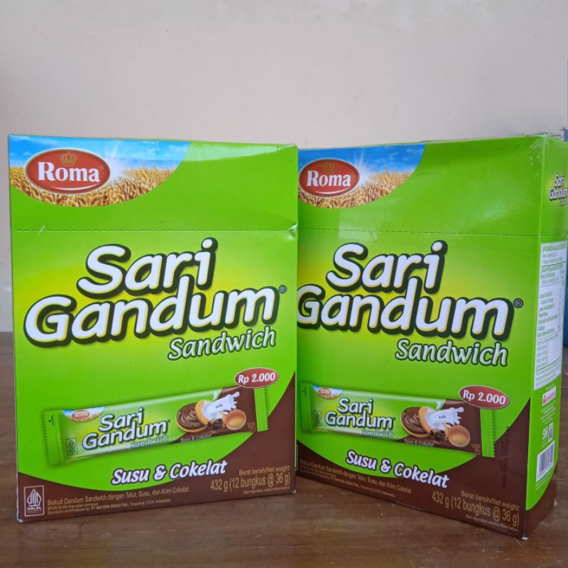 

Roma Sari Gandum Sandwich Coklat