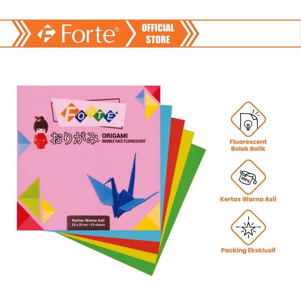 

KERTAS LIPAT ORIGAMI FORTE 20X20