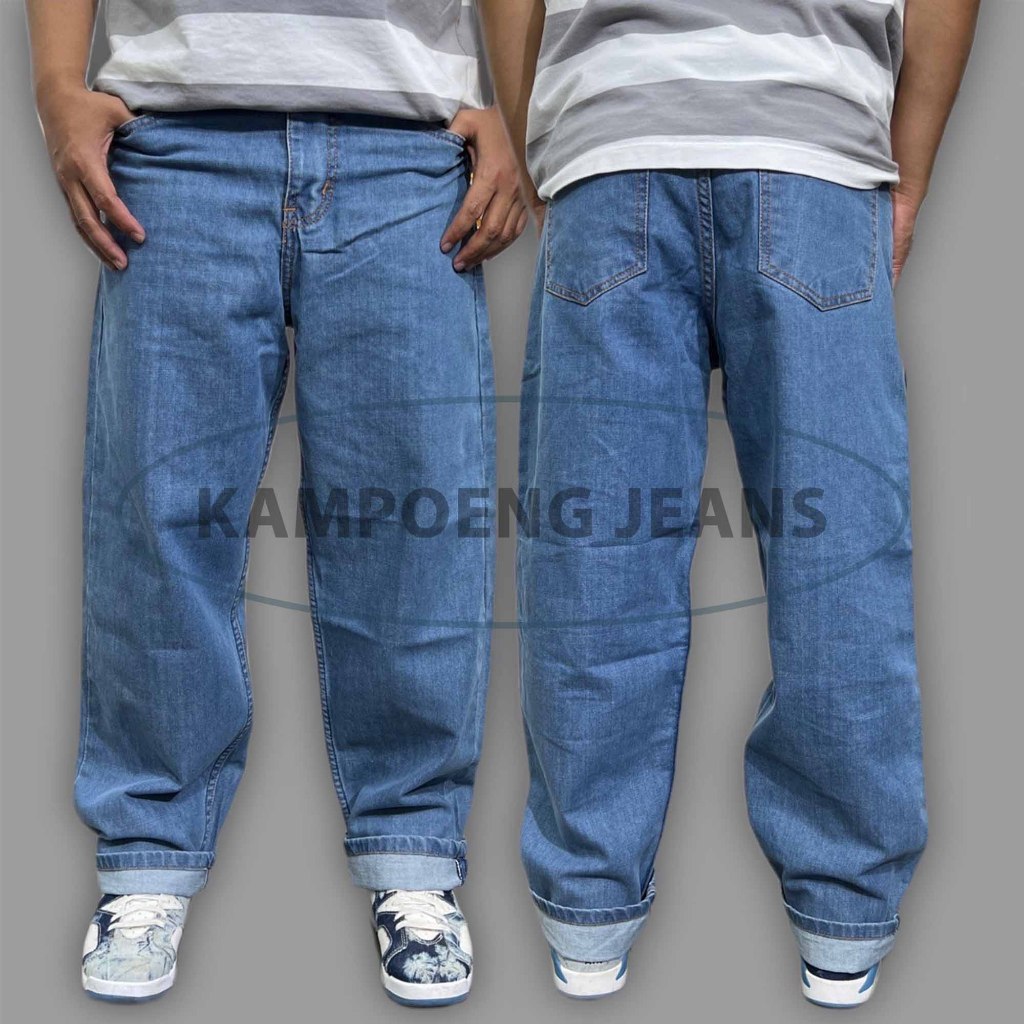 Celana Jeans Reguler Basic Original Outfit