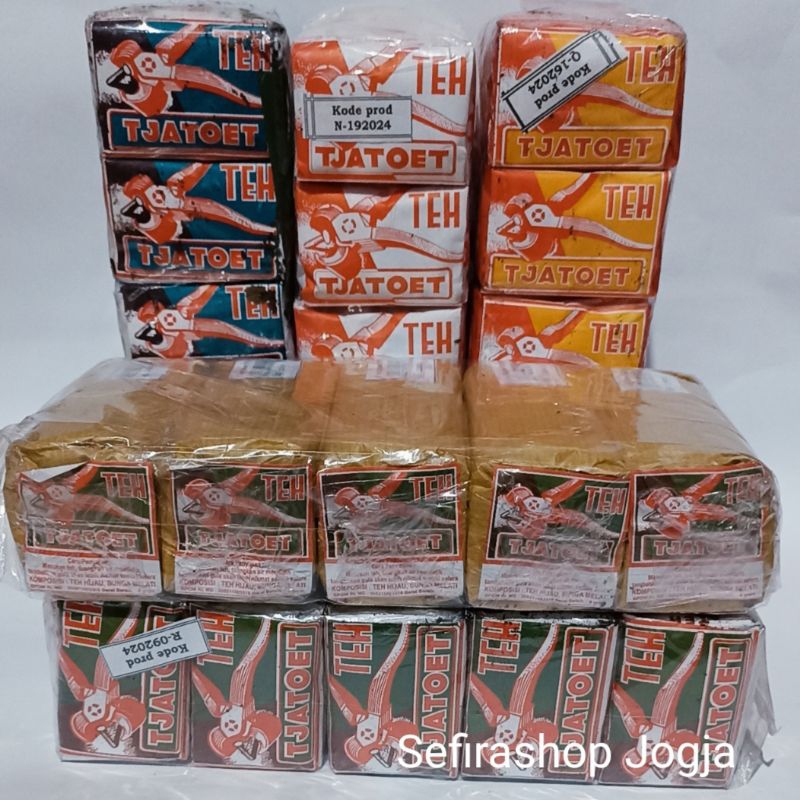 

Teh Tjatoet 5 Pilihan Hijau /Biru /Kuning /Merah 40gr dan Tjatoet Super 100 gram | Teh Hijau Tubruk Melati Awur Bubuk Jasmine Tea