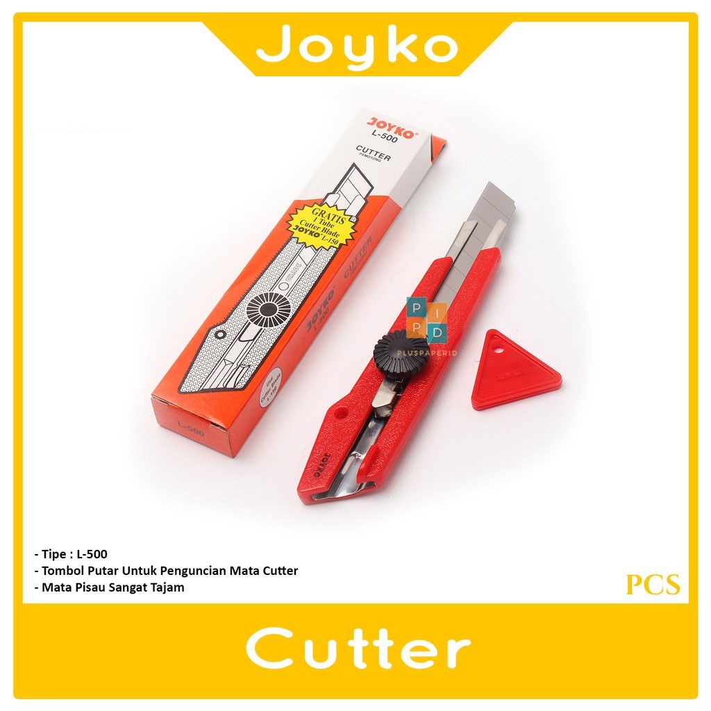 

Silet Cutter L-500cutter besar/pisau besar/silet besar Free bonus refill isi Cutter L-150 - 1 Set
