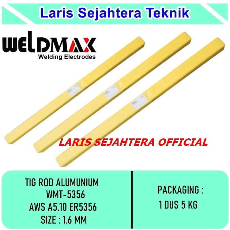 Kawat Las Aluminium 5356 - Tig Rod Aluminium 1.6 MM