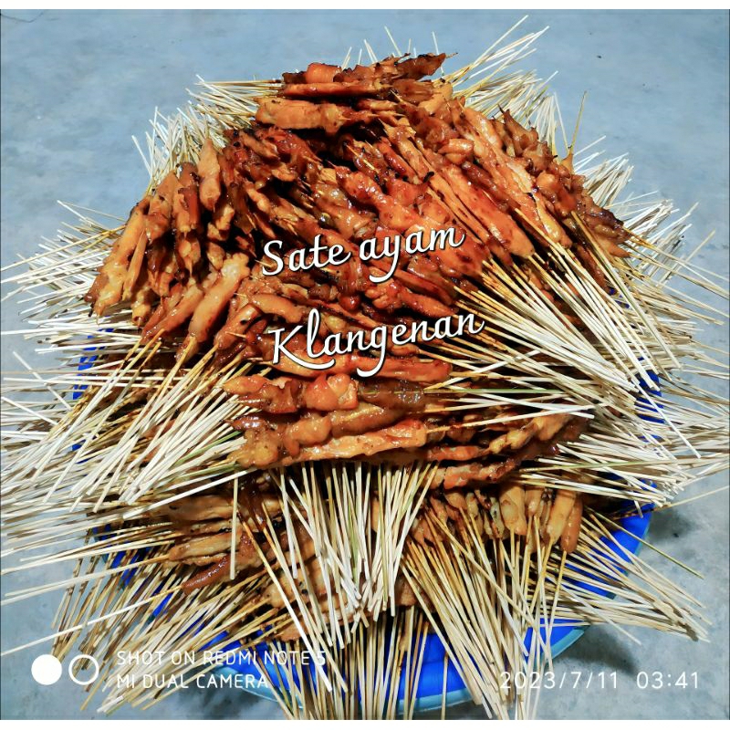 

Sate ayam "Klangenan" PONOROGO 30 tusuk ukuran sedang