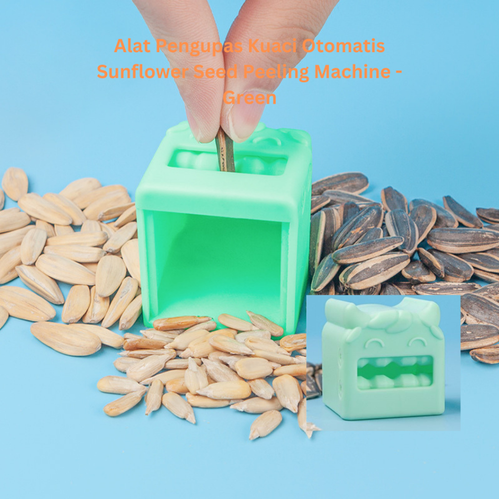 Alat Pengupas Kuaci Otomatis Sunflower Seed Peeling Machine - Green