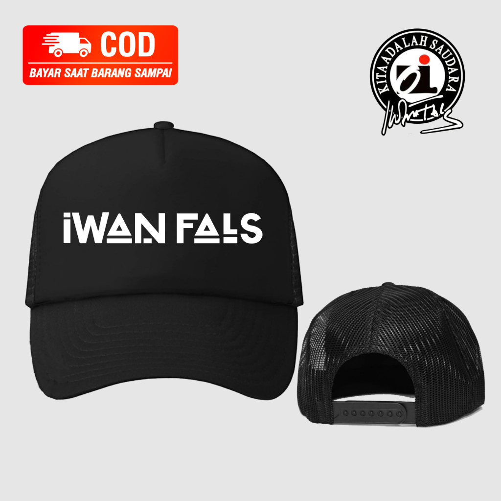 Topi Distro Iwan Fals Topi Trucker Music Topi Fals Mania Topi Distro Pria