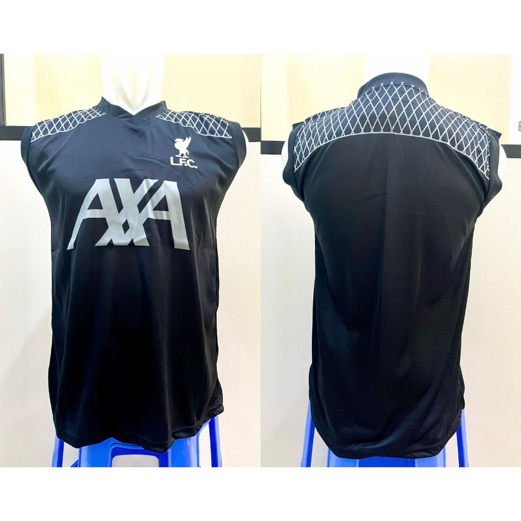 Singlet Bola Jersey Futsal Dewasa Liverpool Hitam Size L