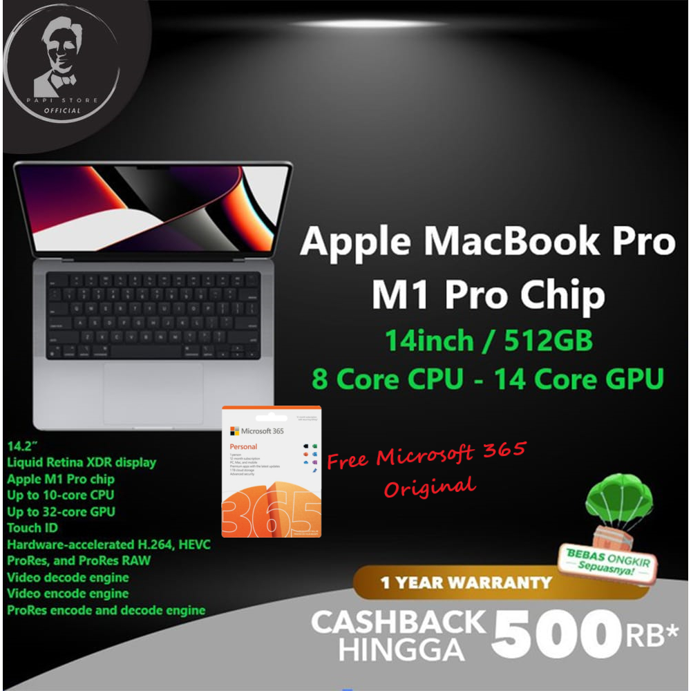 Apple MacBook Pro 2021 M1 Pro Max Chip RAM 64GB SSD 2TB 14 inch