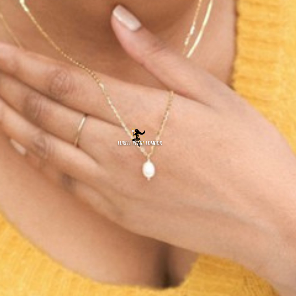 TERMURAH BERSERTIFIKAT MUTIARA AIR TAWAR ASLI LOMBOK| KALUNG MUTIARA AIR TAWAR| ANTING MUTIARA AIR T