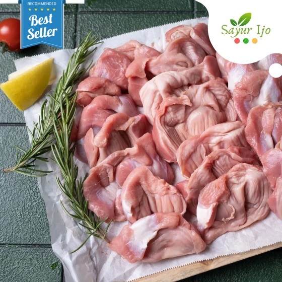 

Ampela Ayam 450 - 500 Gram Fresh Frozen Chicken Gizzard Daging Beku Segar