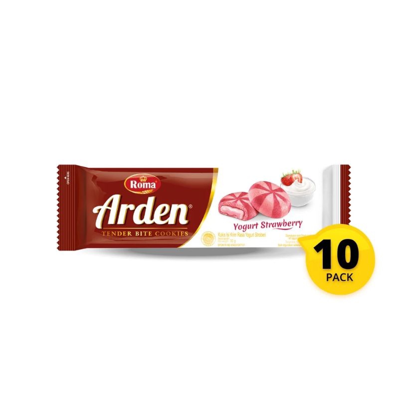 

Arden Yoghurt Strawberry Isi 10 sachet / Arden Biskut Viral