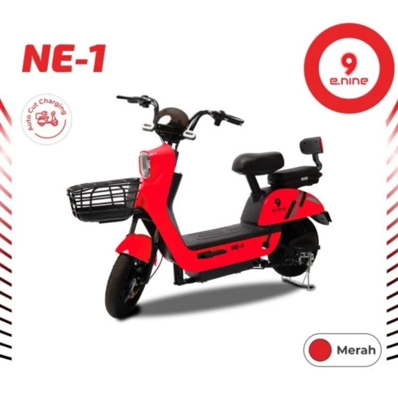 Sepeda Listrik E Nine N1 Moped ebike
