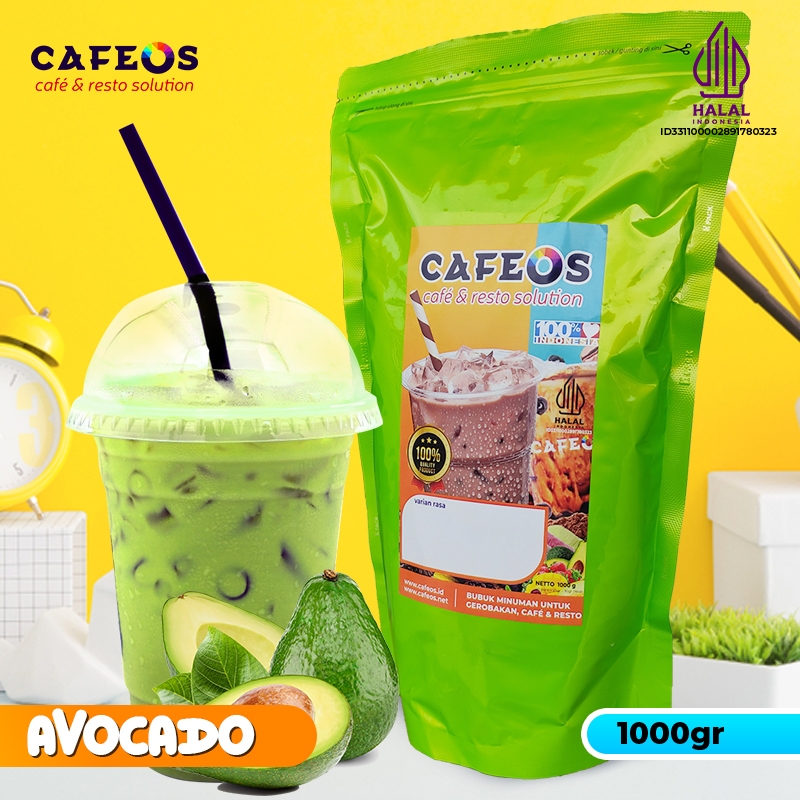 

Bubuk Minuman Rasa Milk & Fruits (Susu Buah) 3IN1 Cafeos Powder Drink Bubuk Minuman Kemasan 1 Kg Serbuk Minuman Kiloan