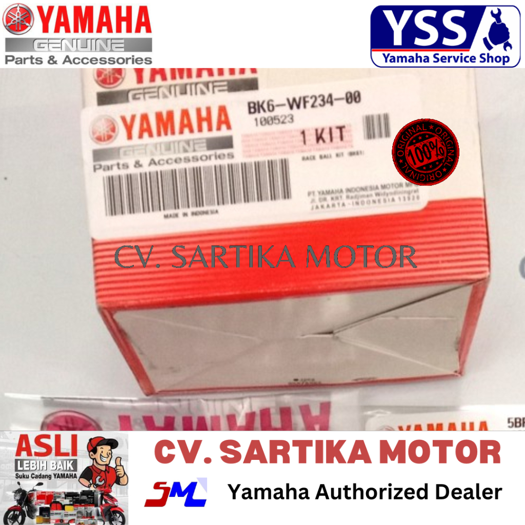 KOMSTIR SET R15,VIXION, R15 NEW / RACE BALL KIT (BK61) / BK6-WF234-00