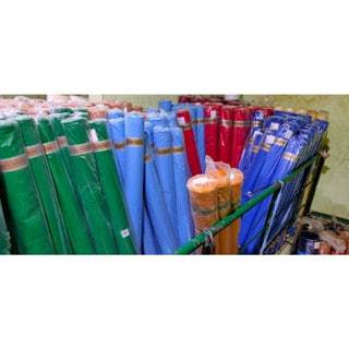 KAIN OXFORD SUPER POLOS BAHAN BAJU SERAGAM SEKOLAH, PUTIH PRAMUKA DAN WARNA PER1 ROLL 30 YARD 115CM