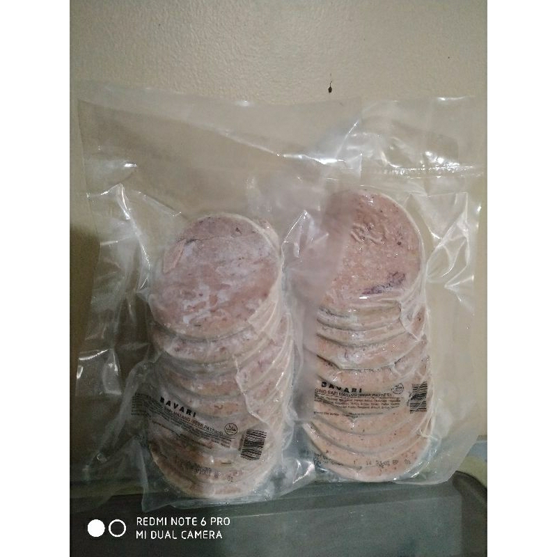 Bavari Beef Patties isi 10pcs