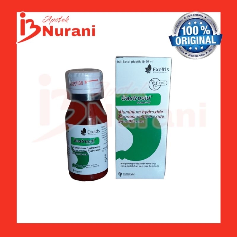 GASTRUCID SIRUP 60 ML obat lambung